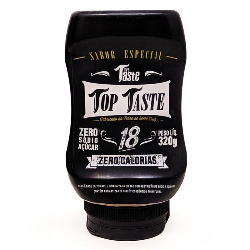 Molho Top Taste Zero 320g Mrs Taste no Empório Rosa