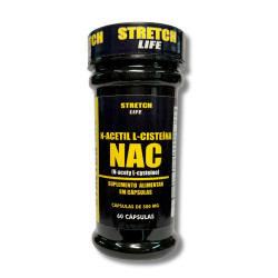 Capsula NAC Acetil e Cisteína 60cp Stretch Life