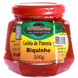 Pasta de Pimenta Biquinho Defumada 200g D'Horta