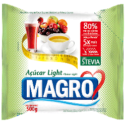 Açúcar Light com Stevia 500g Magro