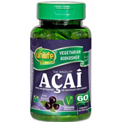 Cápsulas de Açaí 60 de 500mg Unilife