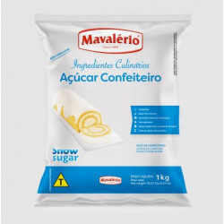 Açúcar de Confeiteiro Snow Sugar 1Kg Mavalério