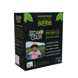 Adoçante Stevia 50 Sachês de 800mg (40g) Color Andina