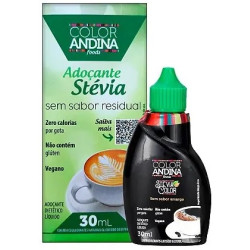 Adoçante Stévia 30ml Color Andina
