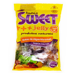 Balas de Algas Marinhas Sabor Frutas 500g Sweet Jelly