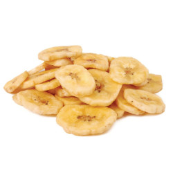 Banana Desidratada Chips Doce Granel