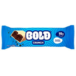 Barra de Proteína Crunch Cookies & Cream 50g Bold