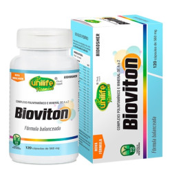 Cápsulas de Suplemento Vitamínico A a Z Bioviton 120 de 560mg Unilife