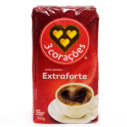 Café Torrado e Moído Extraforte 500g 3Corações