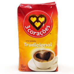 Café Torrado e Moído Tradicional 500g 3Corações