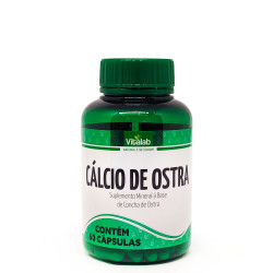 Cápsulas de Cálcio de Ostra 60 de 500mg Vitalab