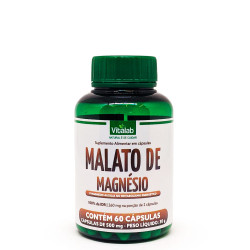 Cápsulas de Malato de Magnésio 60 de 500mg da Vitalab