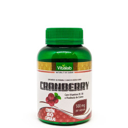 Cápsulas de Vitamina C Cranberry 60 de 500mg da Vitalab