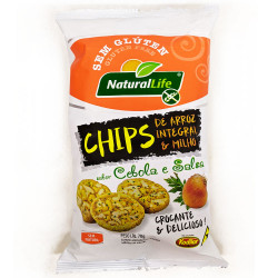Chips de Arroz Integral Cebola e Salsa 70g Kodilar