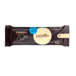 Chocolate 70% Cacau Zero 20g Laciella