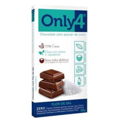 Chocolate com Flor de Sal 70% Display 480g Only4