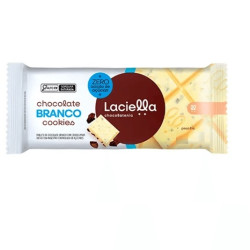 Chocolate Branco Cookie Zero 20g Laciella