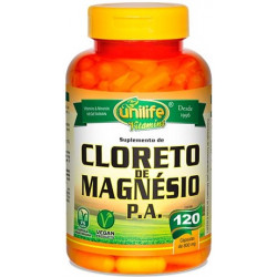 Cápsulas de Cloreto de Magnésio PA 120 de 800mg Unilife
