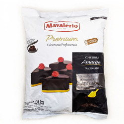Cobertura Gotas Chocolate Amargo 1,01Kg Mavalério