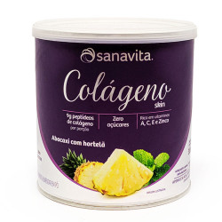 Colágeno Skin Abacaxi com Hortelã 300g Sanavita