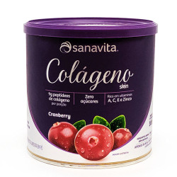 Colágeno Skin Cranberry Colágeno 300g Sanavita