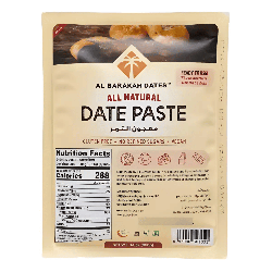 Pasta de Tâmara All Natural Date Paste 800g Al Barakah Dates 