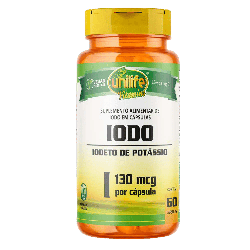 Iodo Iodeto de Potássio 60 Cápsulas Unilife