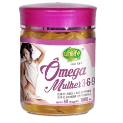 Omêga 3-6-9 Mulher 60 Cápsulas 1000mg Unilife