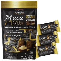 Maca Peruana Bite Black Banana c/ Chocolate Color Andina 450G