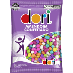 Amendoim Confeitado Colorido 700g Dori