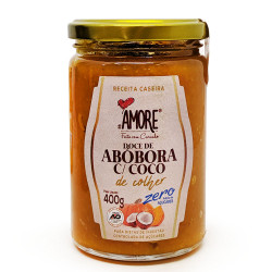 Doce de Abóbora com Coco Zero de Colher 400g Amore