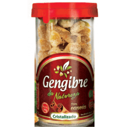 Gengibre Cristalizado com Canela 30g Da Natureza