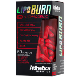 Lipo Burn HD Termogênico 60 capsuals Atlhetica Nutrition