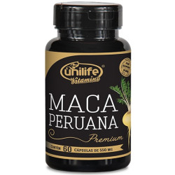 Cápsulas de Maca Peruana Premium 60 de 550mg Unilife