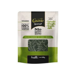 Macarrão Fusilli Espinafre, Berinjela e Pimenta Chilli 300g Casarão