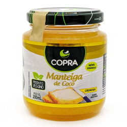 Manteiga de Coco Cremosa Sabor Manteiga 200ml Copra