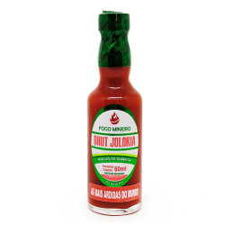 Molho de Pimenta Bhut Jolokia 60ml Fogo Mineiro