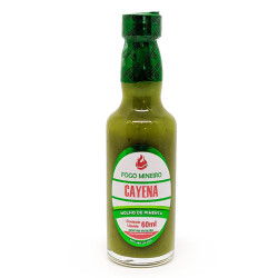 Molho de Pimenta Cayena 60ml Fogo Mineiro