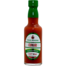 Molho de Pimenta Cumari 60ml Fogo Mineiro