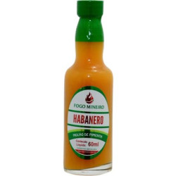 Molho de Pimenta Habanero 60ml Fogo Mineiro