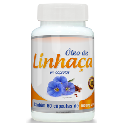 Cápsulas de Óleo de Linhaça 60 de 1000mg Promel