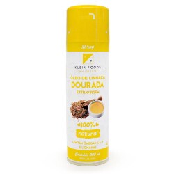 Óleo De Linhaça Dourada Extravirgem Em Spray 200ml Klein Foods