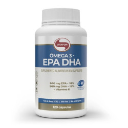 Capsula Ômega 3 EPA DHA 120 Capsulas Vitafor
