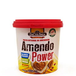Pasta de Amendoim Integral Amendopower 1Kg Da Colônia