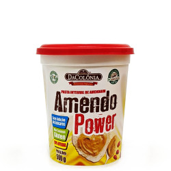 Pasta de Amendoim Integral Amendopower 500g Da Colônia