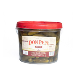 Pepino em Conserva Balde de 2Kg Don Pepe