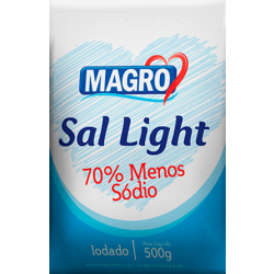 Sal Light 70% 500g Lowçucar