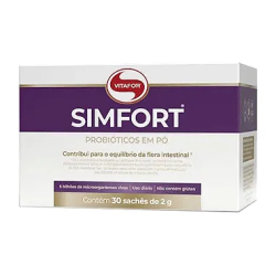 Simfort Probiótico em Pó 30 Sachês 60g Vitafor