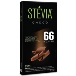 StéviaChoco 66% Cacau 80g