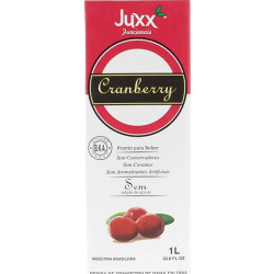 Suco Cranberry Zero 1L Juxx